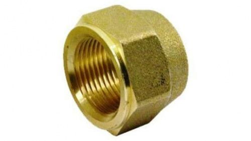 Гайка для трубы 1/2'', латунь фото