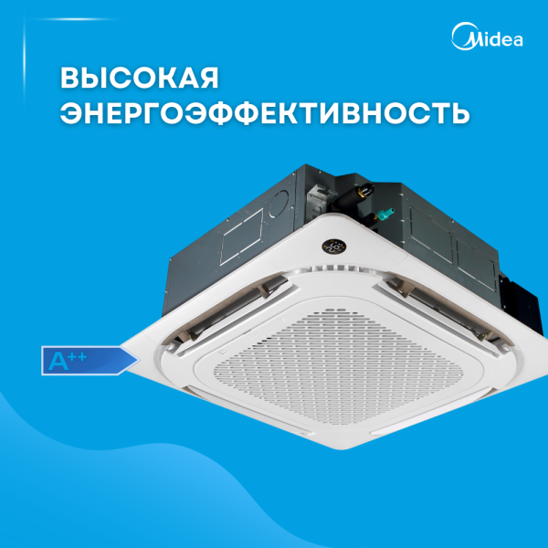 Кондиционер кассетного типа MIDEA MCD-60FNXD0-R Full DC Inverter + Wi-Fi