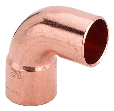 Медный угольник 90* 7/8 (22мм)