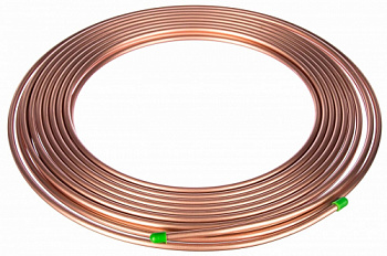 Медная труба 3/8 ASTM B280 (9,52x0.81) Sevojno, бухта 15м